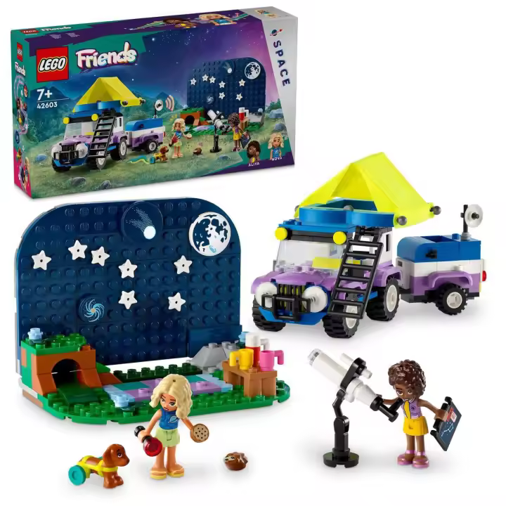 LEGO 42603 Friends Vehículo de Observación de Estrellas Set con telescopio de juguete - 1