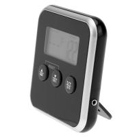 Termómetro Digital LCD Para Cocina Y BBQ Medidor De Temperatura Para Carne Con Alarma Y Timer Estación De Pared - details 7
