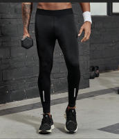 Pantalones De Compresión VANSYDICAL Para Hombre Con Cinturón Elástico Y Rayas Reflectantes Tights De Running Y Gimnasio - details 9