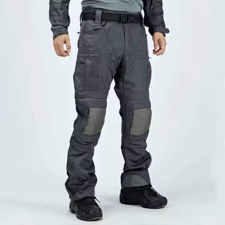Pantalones Tácticos Militares Para Hombre Con Múltiples Bolsillos Resistentes Al Agua Pantalones De Entrenamiento Casuales Para Senderismo - 1
