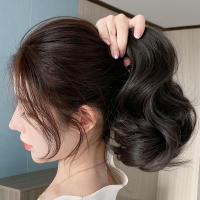 WIGSIN Extension De Cabello Sintético 10 Pulgadas Cola De Caballo Rizada Café Con Cordón Clip in Para Mujeres Peinado Corto Ondulado - details 6