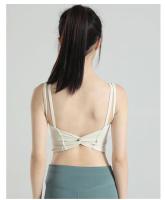 Sujetador Deportivo De Verano Para Mujer Con Espalda Nuca Integrada Y Shockproof Para Correr Y Yoga Top De Chaleco Vestido Exterior - details 4