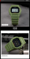 Reloj Digital Para Hombre SKMEI 1628 Estilo Militar Retro Deportivo Impermeable Con Pantalla LED Y Alarmas Resistente Al Choque - details 13