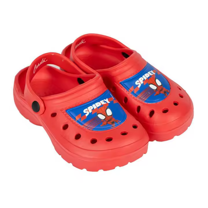 Zuecos Clogs Spiderman Spidey Rojo Niño 76555 - 1