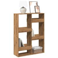vidaXL Estantería de madera de ingeniería 100x33x135 cm en color Gris sonoma/Madera antigua/Negro y más | almacenamiento funcional diseño moderno para baño dormitorio sala - details 7