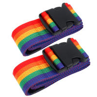 Correa De Viaje Ajustable De Nylon Para Maleta Con Hebilla De Cinturón De Equipaje 2 Piezas Accesorio De Viaje Para Empaquetar - details 2