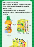 SpongeBob Caja Sorpresa Figura De Colección De Casa De Piña Feliz Modelo De Escritorio Para Niños Juguetes Regalo 6 Estilos - details 4
