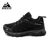 Zapatos De Senderismo De Cuero HIKEUP De Alta Calidad Duraderos Para Hombres Deportes Al Aire Libre Trekk Ing Subida Caza Zapatillas Respirables Talla True - details 24
