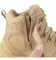 Botas De Entrenamiento De Combate En Desierto Para Hombres Antideslizantes Resistente Al Desgaste Para Camping Montañismo Pesca Caza Senderismo Zapatillas De Exterior - details 12