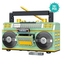 Set De Bloques De Construcción Retro Radio Clásica 781PCS Juguete Creativo Para Regalo Para Adultos Y Niños Juguetes De Música Vintage Para Exposición - details 0