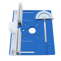 Kit De Elevador De Ruteador Para Carpintería - Placa De Inserto Para Mesa De Ruteador Aluminio Con Guía De Miter Y Bracket Para Motores De 65mm - details 12
