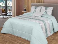 Colcha decorativa, con tres cojines relleno incluido,edredones cama edredon bouti calidad superior,Cómodo y duradero vale para Cama135/150cm Tamaño 250x260cm - details 0
