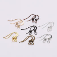 100Pcs Gancho Para Pendientes De 19*18mm En Oro Y Bronce Clavos Para Manualidades De Joyería DIY Componentes De Enlaces Para Oídos - details 12