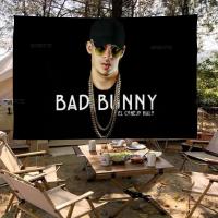 Bandera Colgante De Polyester Con Patrón Creativo De Bad Bunny Bandera Impresa Para Manualidades Y Decoración Del Hogar Tamaño Variado - details 7