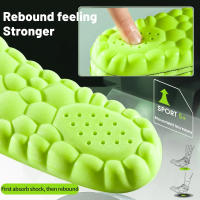 Almohadillas De Suela Deportiva 4D Super Suaves Para Absorción De Choque Y Soporte Arco Ortopédico Para Zapatos - details 4