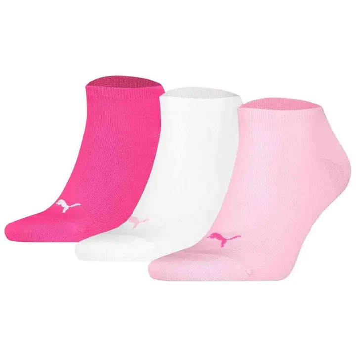 Calcetines Puma Pack 3 para mujer en color rosa - 1