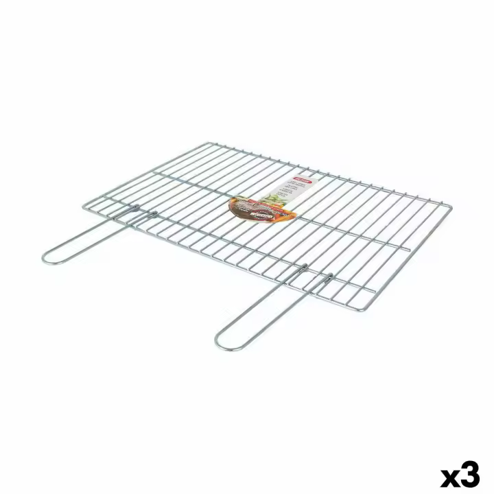 Parrilla Algon Algon Barbacoa 65 x 40 cm 66 x 40 cm (3 Unidades) - 1