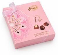 Bombones de Praliné Bolçi surtidos de 130 gr. en color rosa con bolsa de regalo a juego - Deliciosos chocolates variados para regalar - details 1