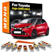 Kit De Luces LED Para Interior De Coche Para Toyota Aygo X MK1 MK2 MK3 X-Style X-Cite X-Wave 2005-2023 Luz Blanca Y Azul ICE Canbus Sin Errores Instalación Plug And Play - details 0