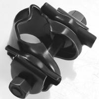 Adaptador De Sillín De Bicicleta De Alta Calidad Para Exterior Clip Fijo Post De Sillín De Acero Carbono Negro Concaavo-convexo - details 7