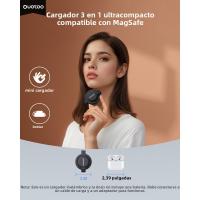 Cargador Magnético Ajustable 3 en 1 Para iPhone - Carga Inalámbrica Ràpida 18W, Compatible con AirPods/Apple Watch, Diseño Compacto para Viajes - details 0