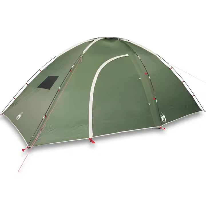 vidaXL Tienda de campaña para 8 personas impermeable verde - 1