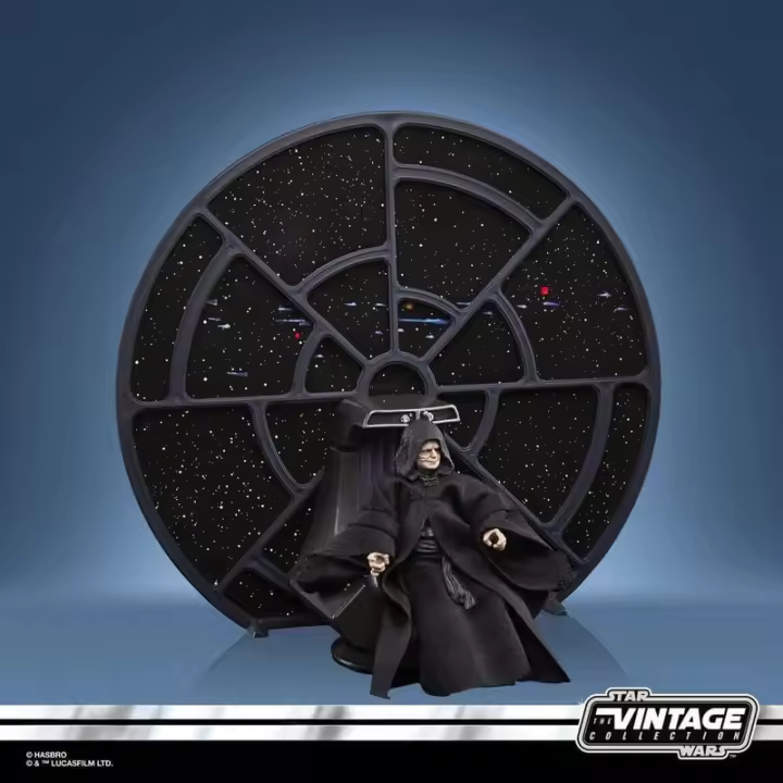 FIGURA EMPERORS THRONE ROOM RETURN OF THE JEDI VINTAGE STAR WARS 9CM - 1