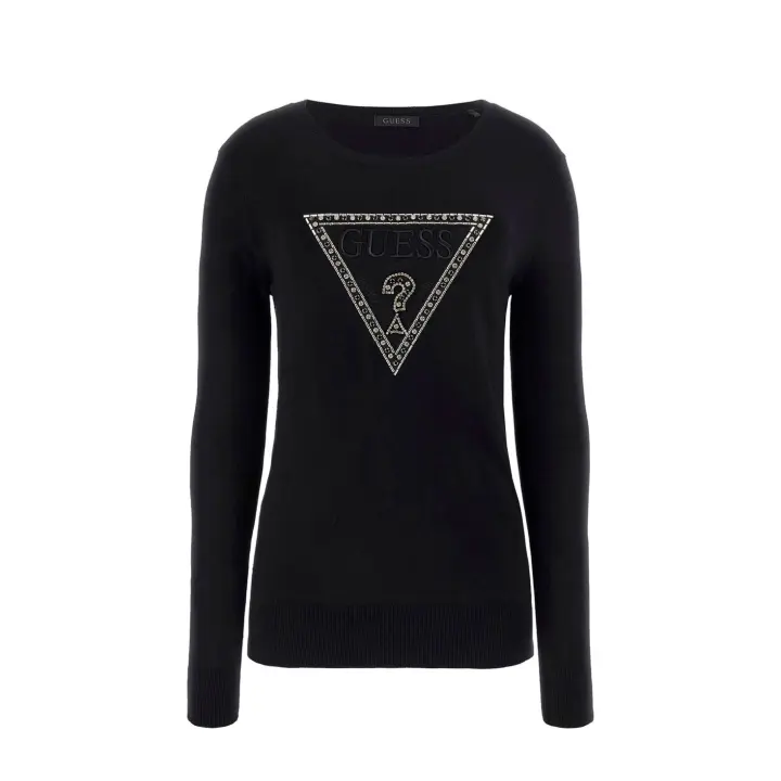 Guess Jersey Negro W5RR39 Z2NQ2-JBLK , para Mujer - 1