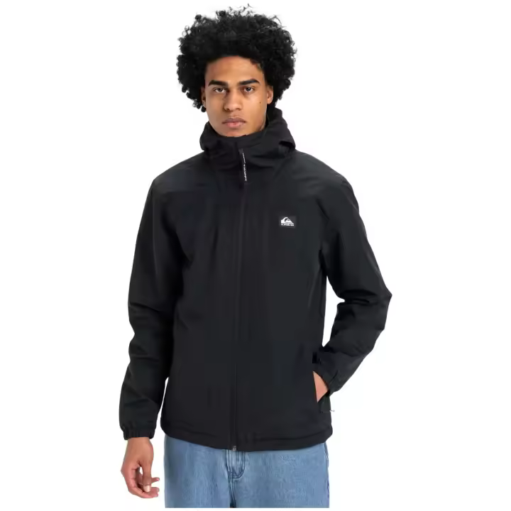 Chaqueta Quiksilver Overcast 3K Warm para hombre en color negro - 1