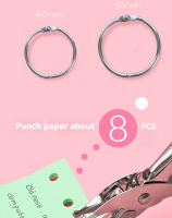 Pulverizador De Agujeros Individual Capacidad De 8 Hojas 6mm Diámetro Para Scrapbooking Y Oficina Escolar Herramienta De Papel - details 2