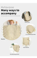 Manta Bebé Reversible 90*70cm Tejida Para Niños Y Niñas Recién Nacidos Funda Para Sillín De Coche Suave Y Cálida Para Dormir - details 3