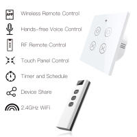 Interruptor Doble De Cortina Inteligente MOES Tuya Smart Life WiFi RF Para Rollos Con Motor Eléctrico Compatible Con Google Home Alexa - details 11