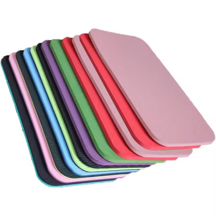 piezas de rodilleras de yoga, almohadillas de suelo para yoga, pilates, antideslizantes, para fitness y yoga (color aleatorio) (380 x 210 x 6 mm) - 1