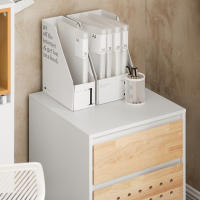 SoBuy Soporte para Impresora con 4 Ruedas Multifuncional Armario de Oficina ASK06-WN ES - details 1