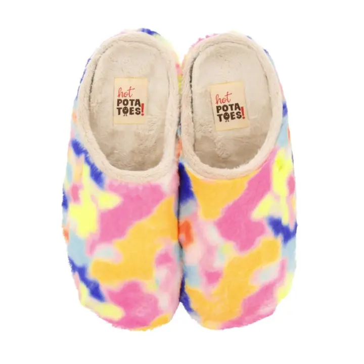 HOT POTATOES Zapatillas Casa Mujer Lekenik 67819 Multicolor Borreguito - 1