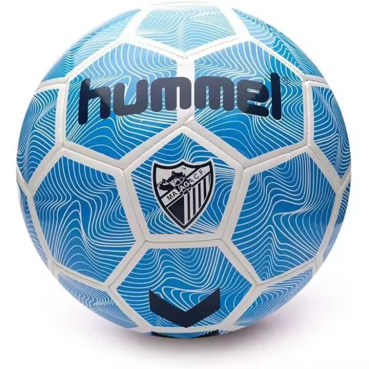 Balón Málaga FC Grande Hummel, Licencia 100% Oficial, Talla 5, Roger - Envío Rápido con Kiglam - 1