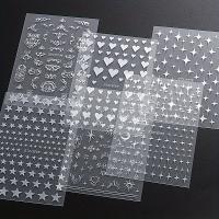 Pegatinas De Uñas 3D Metálicas Plateadas Y Doradas Estrella Disipada Adornos Para Manicura Arte De Uñas Decoración Y2K Tiras De Uñas Encanto - details 9