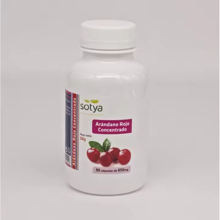 SOTYA ARANDANO ROJO CONCENTRADO 650 MG 90 CAPS - 1