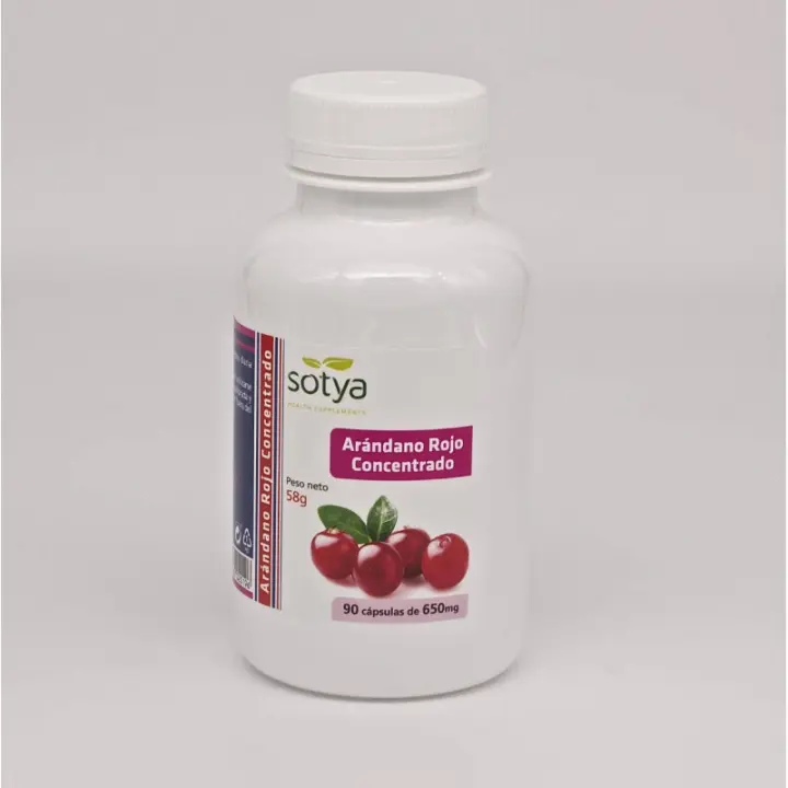 SOTYA ARANDANO ROJO CONCENTRADO 650 MG 90 CAPS - 1