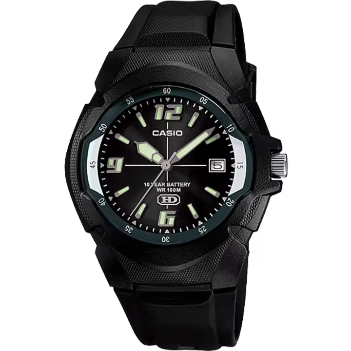 reloj deportivo hombre Casio  MW-600F-1AJH JDM 41,5mm 100m WR 10 años batería - 1