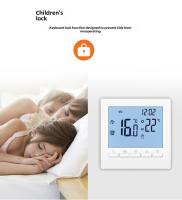 Controlador De Temperatura Programable Termostato Digital Con Pantalla LCD Táctil Para Calefacción De Suelo Y Boilers De Gas - details 1