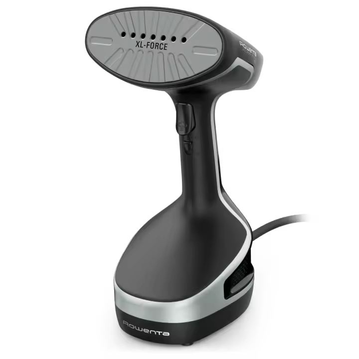 Access Steam Force de Rowenta, cepillo de vapor de mano, potente rendimiento de vapor, elimina arrugas, desinfecta y quita polvo, pelos y pelusas, formato de mano, vapor natural, seguro en todos los textiles, se calienta en 25 s, DR8250D1 - 1