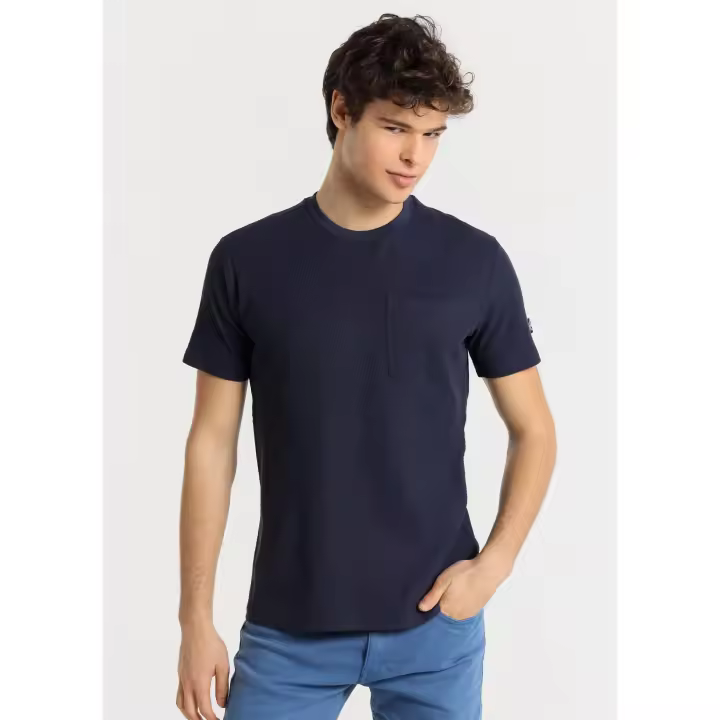 Victorio & Lucchino - Camiseta de manga corta con bolsillo patch - 1