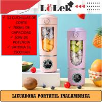 Licuadora Portátil 700ml con 12 Cuchillas de Acero Inoxidable | Recargable por USB | Batería 1500mAh | 50W de Potencia | 4 Colores Disponibles | Smoothies y Batidos en Cualquier Lugar - details 1