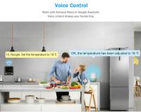 Termostato Inteligente WiFi Para Habitación Tuya Compatible Con Alexa Y Google Home Controlador Digital De Temperatura Programable Para Sistemas De Calentamiento Por Piso O Boilera - details 10