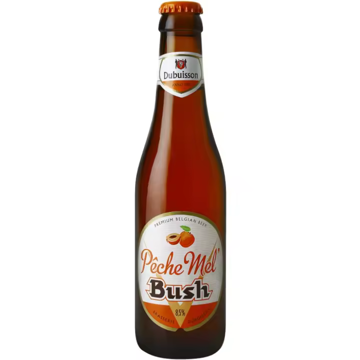 6 uds x Bush Peche Mel 33Cl cerveza Belga con melocotón - 1