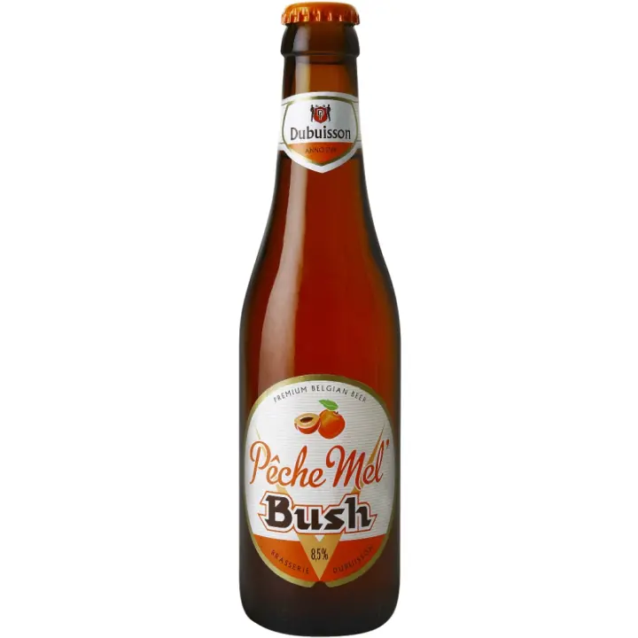 6 uds x Bush Peche Mel 33Cl cerveza Belga con melocotón - 1