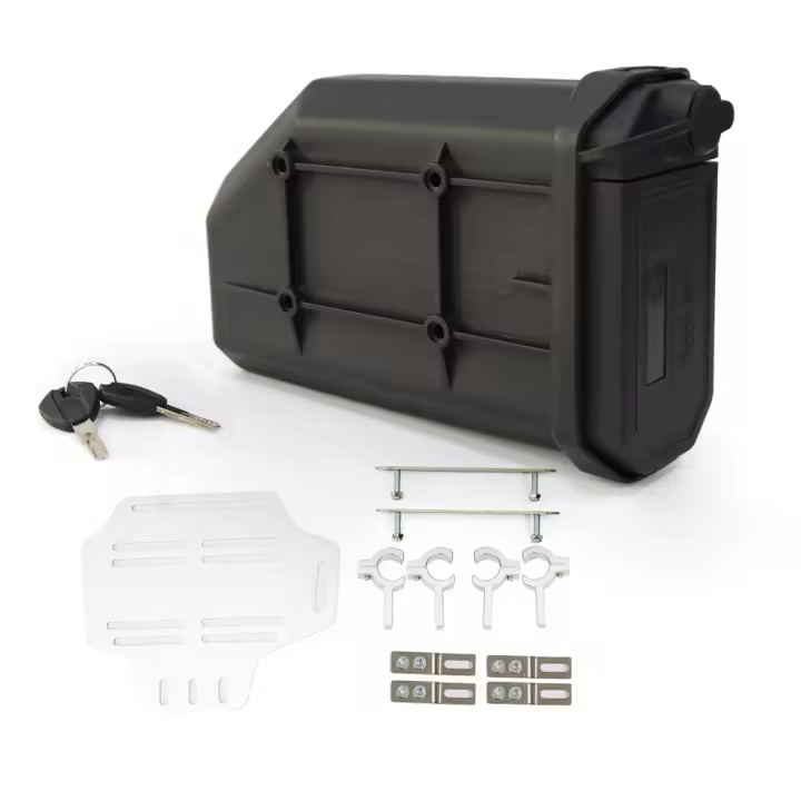 Caja De Herramientas Lateral Impermeable Para Motocicleta Compatible Con Suzuki V-Strom Honda CB400X Y Más Kit De Primeros Auxilios Y Descompromiso - 1