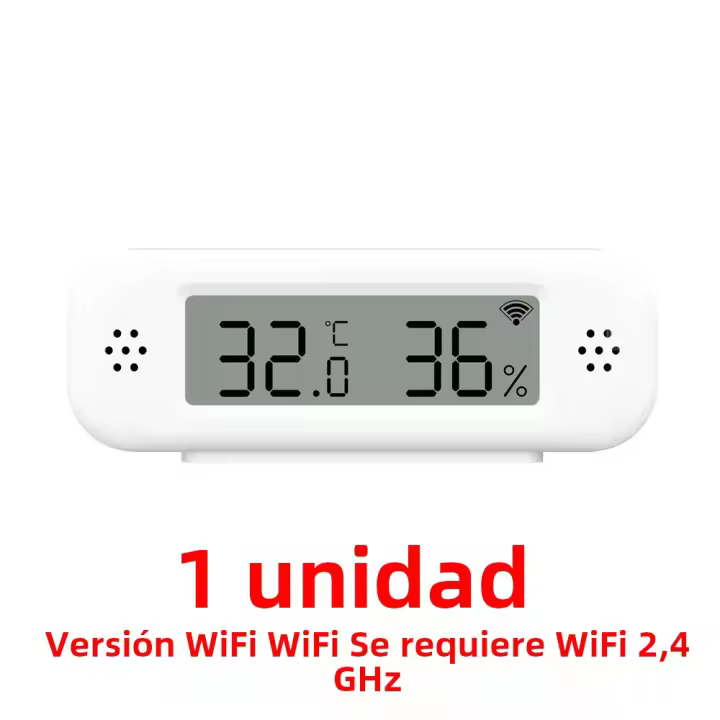 Termómetro Y Higrómetro Zigbee WiFi Mini Para Hogar Inteligente Compatible Con Google Home Alexa Y APP Remote Control Tuya - 1