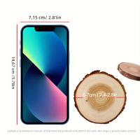 12pcs Cortes De Madera De Pino Grueso Redondos De Madera Para Decoración De Fiesta De Cumpleaños Boda Aniversario Regalo Perfecto Para Día De La Madre - details 1